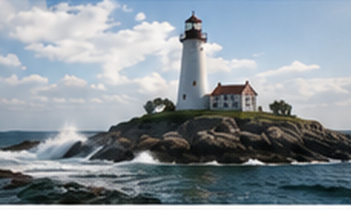 Lighthouse by the coast